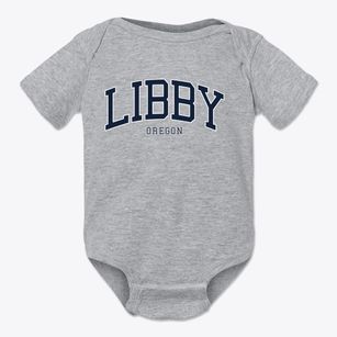 Libby Oregon Traditional Baby Onesie