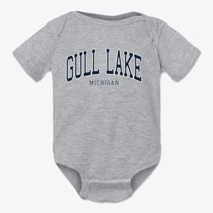 Gull Lake Michigan Traditional Baby Onesie