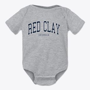 Red Clay Georgia Traditional Baby Onesie