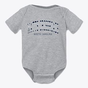 Watts Crossroads North Carolina Traditional Baby Onesie