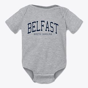 Belfast North Carolina Traditional Baby Onesie
