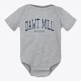 Dawt Mill Missouri Traditional Baby Onesie