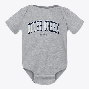 Otter Creek Iowa Traditional Baby Onesie