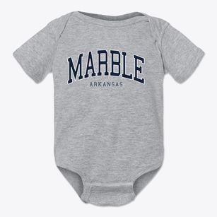 Marble Arkansas Traditional Baby Onesie
