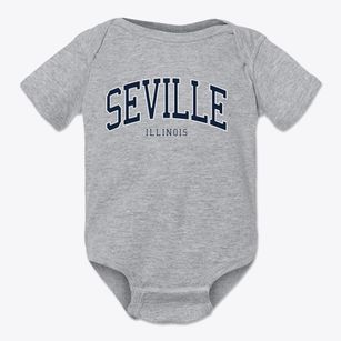 Seville Illinois Traditional Baby Onesie
