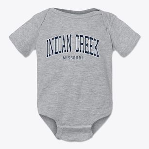 Indian Creek Missouri Traditional Baby Onesie
