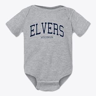 Elvers Wisconsin Traditional Baby Onesie