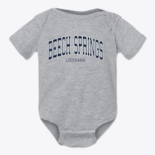Beech Springs Louisiana Traditional Baby Onesie