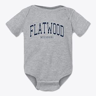 Flatwood Missouri Traditional Baby Onesie