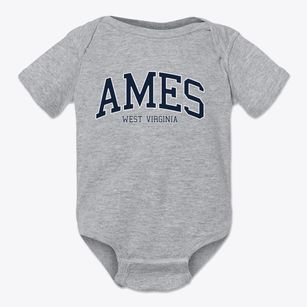Ames West Virginia Traditional Baby Onesie