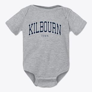 Kilbourn Iowa Traditional Baby Onesie
