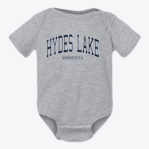 Hydes Lake Minnesota Traditional Baby Onesie