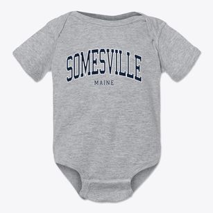 Somesville Maine Traditional Baby Onesie