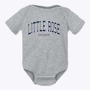 Little Rose Wisconsin Traditional Baby Onesie