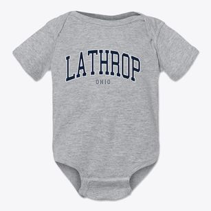 Lathrop Ohio Traditional Baby Onesie