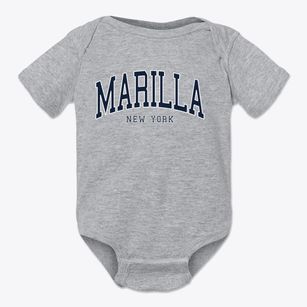 Marilla New York Traditional Baby Onesie