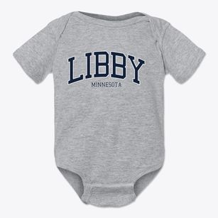 Libby Minnesota Traditional Baby Onesie