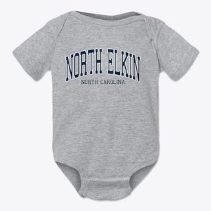 North Elkin North Carolina Traditional Baby Onesie