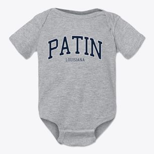 Patin Louisiana Traditional Baby Onesie