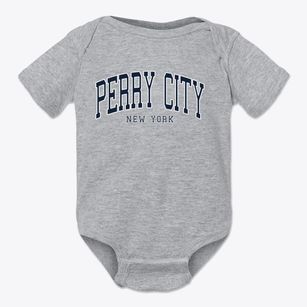 Perry City New York Traditional Baby Onesie