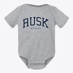Rusk Michigan Traditional Baby Onesie