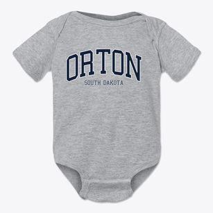 Orton South Dakota Traditional Baby Onesie