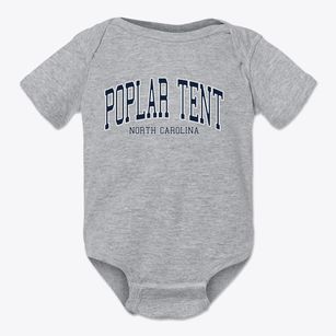 Poplar Tent North Carolina Traditional Baby Onesie