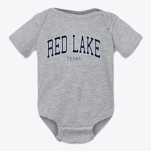Red Lake Texas Traditional Baby Onesie