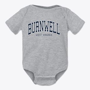 Burnwell West Virginia Traditional Baby Onesie