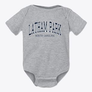 Latham Park North Carolina Traditional Baby Onesie