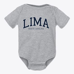 Lima North Carolina Traditional Baby Onesie