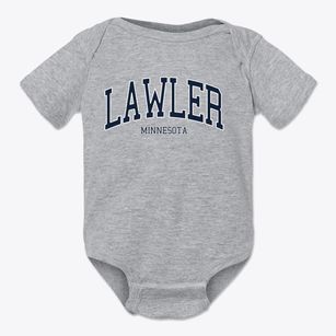 Lawler Minnesota Traditional Baby Onesie