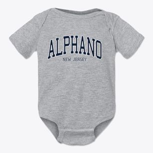 Alphano New Jersey Traditional Baby Onesie