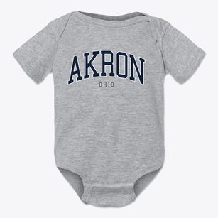 Akron Ohio Traditional Baby Onesie