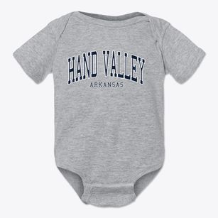 Hand Valley Arkansas Traditional Baby Onesie