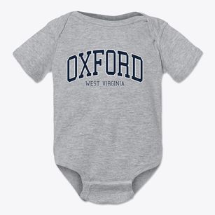 Oxford West Virginia Traditional Baby Onesie
