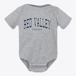 Red Valley Virginia Traditional Baby Onesie