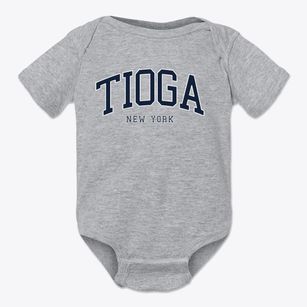 Tioga New York Traditional Baby Onesie