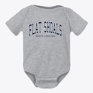 Flat Shoals North Carolina Traditional Baby Onesie