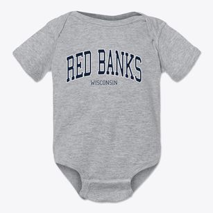 Red Banks Wisconsin Traditional Baby Onesie
