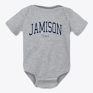 Jamison Iowa Traditional Baby Onesie