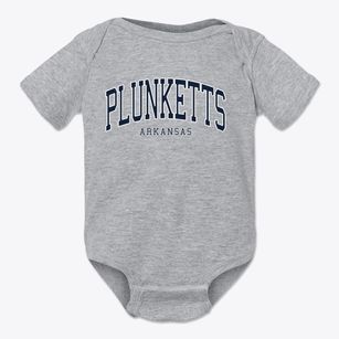 Plunketts Arkansas Traditional Baby Onesie