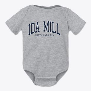 Ida Mill North Carolina Traditional Baby Onesie