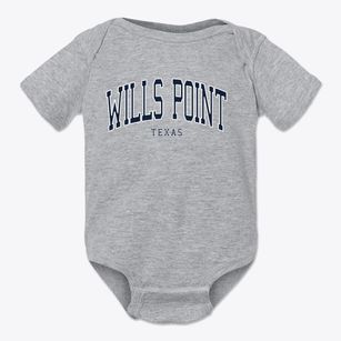 Wills Point Texas Traditional Baby Onesie