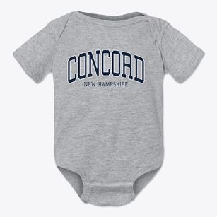 Concord New Hampshire Traditional Baby Onesie