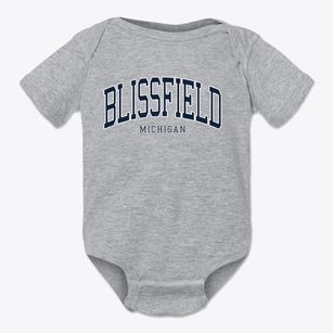 Blissfield Michigan Traditional Baby Onesie