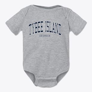 Tybee Island Georgia Traditional Baby Onesie