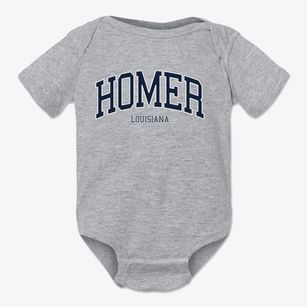 Homer Louisiana Traditional Baby Onesie