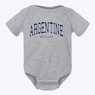 Argentine Michigan Traditional Baby Onesie
