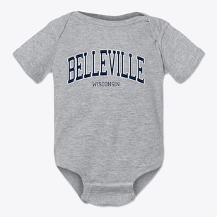 Belleville Wisconsin Traditional Baby Onesie